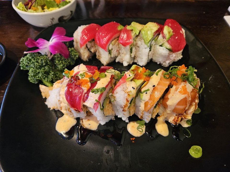 Crazy Roll and Raunbow Roll